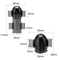 Delay Lasting Trainer Glans Vibrator for Man 12 Speed With 2 Caps for Men Penis Massager Male Masturbator Adult Sex Toy