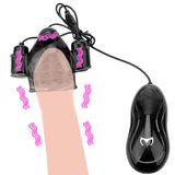 Delay Lasting Trainer Glans Vibrator for Man 12 Speed With 2 Caps for Men Penis Massager Male Masturbator Adult Sex Toy