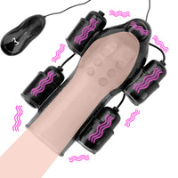 Delay Lasting Trainer Glans Vibrator for Man 12 Speed With 2 Caps for Men Penis Massager Male Masturbator Adult Sex Toy