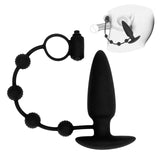 for Women Penis Cock Ring Anal Anal Butt Plug Waterproof Dildo Vibrator Dual-head Dildos Silicone