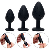 Toys Bullet Vibrator for Men Women Anal Plug Prostate Massager Crystal Jewelry 4Pcs Butt Plug Multispeed