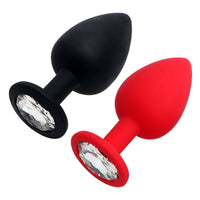 Toys Bullet Vibrator for Men Women Anal Plug Prostate Massager Crystal Jewelry 4Pcs Butt Plug Multispeed