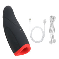 for Men Artificial Vagina Vibrator Heating Intelligent Voice Blowjob Sucking Male Masturbation Cup
