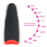 for Men Artificial Vagina Vibrator Heating Intelligent Voice Blowjob Sucking Male Masturbation Cup