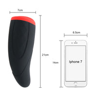 for Men Artificial Vagina Vibrator Heating Intelligent Voice Blowjob Sucking Male Masturbation Cup