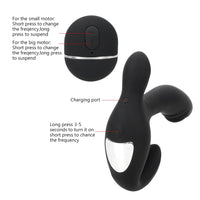 G Spot Anal Clitoris Stimulator Anal Vibrator Masturbation Prostate Massager Silicone Vibrator 10 Speed