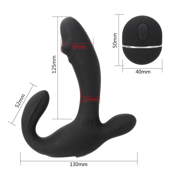G Spot Anal Clitoris Stimulator Anal Vibrator Masturbation Prostate Massager Silicone Vibrator 10 Speed