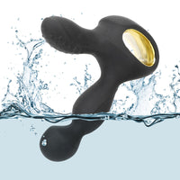 Heating Anal Plug Vibrator G-spot Butt Plug for Men Prostate Massager 10 Speed Vibrating & 5 Speed Rotating