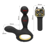 Heating Anal Plug Vibrator G-spot Butt Plug for Men Prostate Massager 10 Speed Vibrating & 5 Speed Rotating
