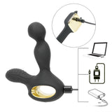 Heating Anal Plug Vibrator G-spot Butt Plug for Men Prostate Massager 10 Speed Vibrating & 5 Speed Rotating