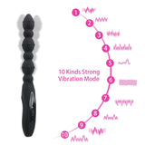 10 Speed Anal Plug Vibrator Butt Beads G Spot Stimulation for Women Erotic