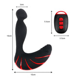 Anus Stimulation Vibrators Anal Plug Vibrator Prostate Massager 30 Modes Butt Plug for Men Women Silicone