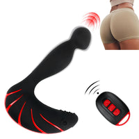 Anus Stimulation Vibrators Anal Plug Vibrator Prostate Massager 30 Modes Butt Plug for Men Women Silicone