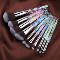 Diamond makeup brushes Set Cosmetic Blush brush Powder Foundation Brush Eye Shadow Lip Eyebrow Makeup Kit Brushes