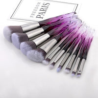 Diamond makeup brushes Set Cosmetic Blush brush Powder Foundation Brush Eye Shadow Lip Eyebrow Makeup Kit Brushes