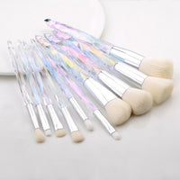 Diamond makeup brushes Set Cosmetic Blush brush Powder Foundation Brush Eye Shadow Lip Eyebrow Makeup Kit Brushes