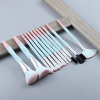 13/5 pcs Blue Makeup Brushes Set Face Eye Lip Eyeshadow Eyebrow Comb Eyelash Spoolies Foundation Powder Brush Tools Cosmetic