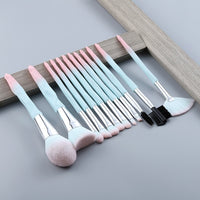 13/5 pcs Blue Makeup Brushes Set Face Eye Lip Eyeshadow Eyebrow Comb Eyelash Spoolies Foundation Powder Brush Tools Cosmetic