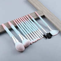 13/5 pcs Blue Makeup Brushes Set Face Eye Lip Eyeshadow Eyebrow Comb Eyelash Spoolies Foundation Powder Brush Tools Cosmetic