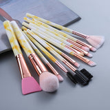 12/8/5pcs Eye Lip Makeup Brushes Set Eyebrow Comb Eyelash Sponge Eyeshadow Silicone Face Mask Edge Control Brush Cosmetics