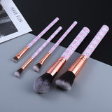 12/8/5pcs Eye Lip Makeup Brushes Set Eyebrow Comb Eyelash Sponge Eyeshadow Silicone Face Mask Edge Control Brush Cosmetics