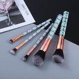 12/8/5pcs Eye Lip Makeup Brushes Set Eyebrow Comb Eyelash Sponge Eyeshadow Silicone Face Mask Edge Control Brush Cosmetics