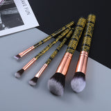 12/8/5pcs Eye Lip Makeup Brushes Set Eyebrow Comb Eyelash Sponge Eyeshadow Silicone Face Mask Edge Control Brush Cosmetics