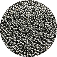 500/200/50pcs 2/4/6mm Gold/Gun black/Bronze Tone Metal Beads Smooth Ball Spacer Beads For Jewelry Making DIY Bracelet Necklace