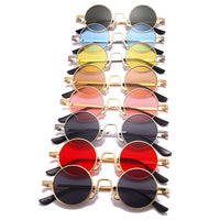 Round Sunglasses Women Retro Sun Glasses Lens Alloy Female Eyewear Frame Driver Goggles