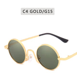 Round Sunglasses Women Retro Sun Glasses Lens Alloy Female Eyewear Frame Driver Goggles