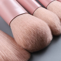 Wood Handle Face Eye Lip Pink Makeup Brushes Set Powder Eyeshadow Eyebrow Eyelash Make Up Brushes Bag Brochas Maquillaje