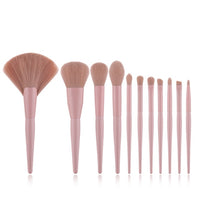 Wood Handle Face Eye Lip Pink Makeup Brushes Set Powder Eyeshadow Eyebrow Eyelash Make Up Brushes Bag Brochas Maquillaje