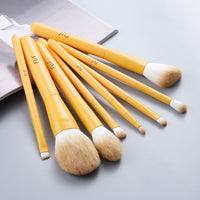 Wood Handle Face Eye Lip Pink Makeup Brushes Set Powder Eyeshadow Eyebrow Eyelash Make Up Brushes Bag Brochas Maquillaje