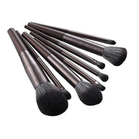 8pcs Metal Long Tube Makeup Brushes Set Lip Foundation Powder Blusher Eyeshadow Eyebrow Brush Tools Maquillaje Profesional