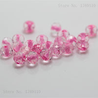 Light Blue Colors 4*6mm 50pcs Rondelle  Austria faceted Crystal Glass Beads Loose Spacer Round Beads for Jewelry Making