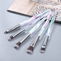 5Pcs Crystal Micro Eye Makeup Brushes Set Eyebrow Eyeshadow Concealer Powder Foundation Make Up Brush Tool Pinceau Maquiagem