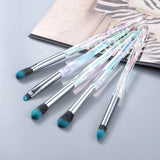 5Pcs Crystal Micro Eye Makeup Brushes Set Eyebrow Eyeshadow Concealer Powder Foundation Make Up Brush Tool Pinceau Maquiagem