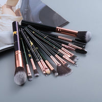 5/15Pcs Marble Makeup Brushes Set Cosmetic Powder Eyeshadow Foundation Blush Blending Beauty Make Up Brush Tool Kit Maquiagem