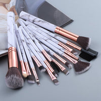 5/15Pcs Marble Makeup Brushes Set Cosmetic Powder Eyeshadow Foundation Blush Blending Beauty Make Up Brush Tool Kit Maquiagem