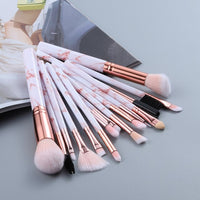 5/15Pcs Marble Makeup Brushes Set Cosmetic Powder Eyeshadow Foundation Blush Blending Beauty Make Up Brush Tool Kit Maquiagem