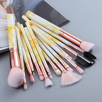 5/15Pcs Marble Makeup Brushes Set Cosmetic Powder Eyeshadow Foundation Blush Blending Beauty Make Up Brush Tool Kit Maquiagem