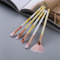 5/15Pcs Marble Makeup Brushes Set Cosmetic Powder Eyeshadow Foundation Blush Blending Beauty Make Up Brush Tool Kit Maquiagem