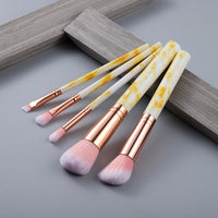 5/15Pcs Marble Makeup Brushes Set Cosmetic Powder Eyeshadow Foundation Blush Blending Beauty Make Up Brush Tool Kit Maquiagem