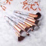 5/15Pcs Marble Makeup Brushes Set Cosmetic Powder Eyeshadow Foundation Blush Blending Beauty Make Up Brush Tool Kit Maquiagem