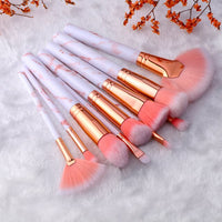 5/15Pcs Marble Makeup Brushes Set Cosmetic Powder Eyeshadow Foundation Blush Blending Beauty Make Up Brush Tool Kit Maquiagem