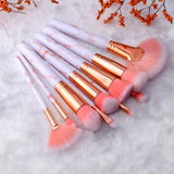 5/15Pcs Marble Makeup Brushes Set Cosmetic Powder Eyeshadow Foundation Blush Blending Beauty Make Up Brush Tool Kit Maquiagem