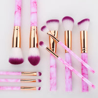 5/15Pcs Marble Makeup Brushes Set Cosmetic Powder Eyeshadow Foundation Blush Blending Beauty Make Up Brush Tool Kit Maquiagem