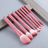 8pcs Wood Makeup Brushes Set Eyeshadow Eyebrow Lip Blusher Founadation Powder Brush Beauty Cosmetic Brochas Maquillajes Tool