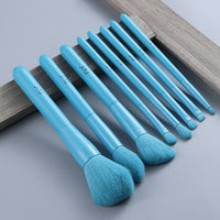 8pcs Wood Makeup Brushes Set Eyeshadow Eyebrow Lip Blusher Founadation Powder Brush Beauty Cosmetic Brochas Maquillajes Tool