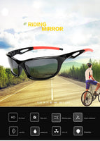 Polarized Sunglasses Men Square Sports Sun Glasses for Men Driving Fishing Black Frame Goggle UV400